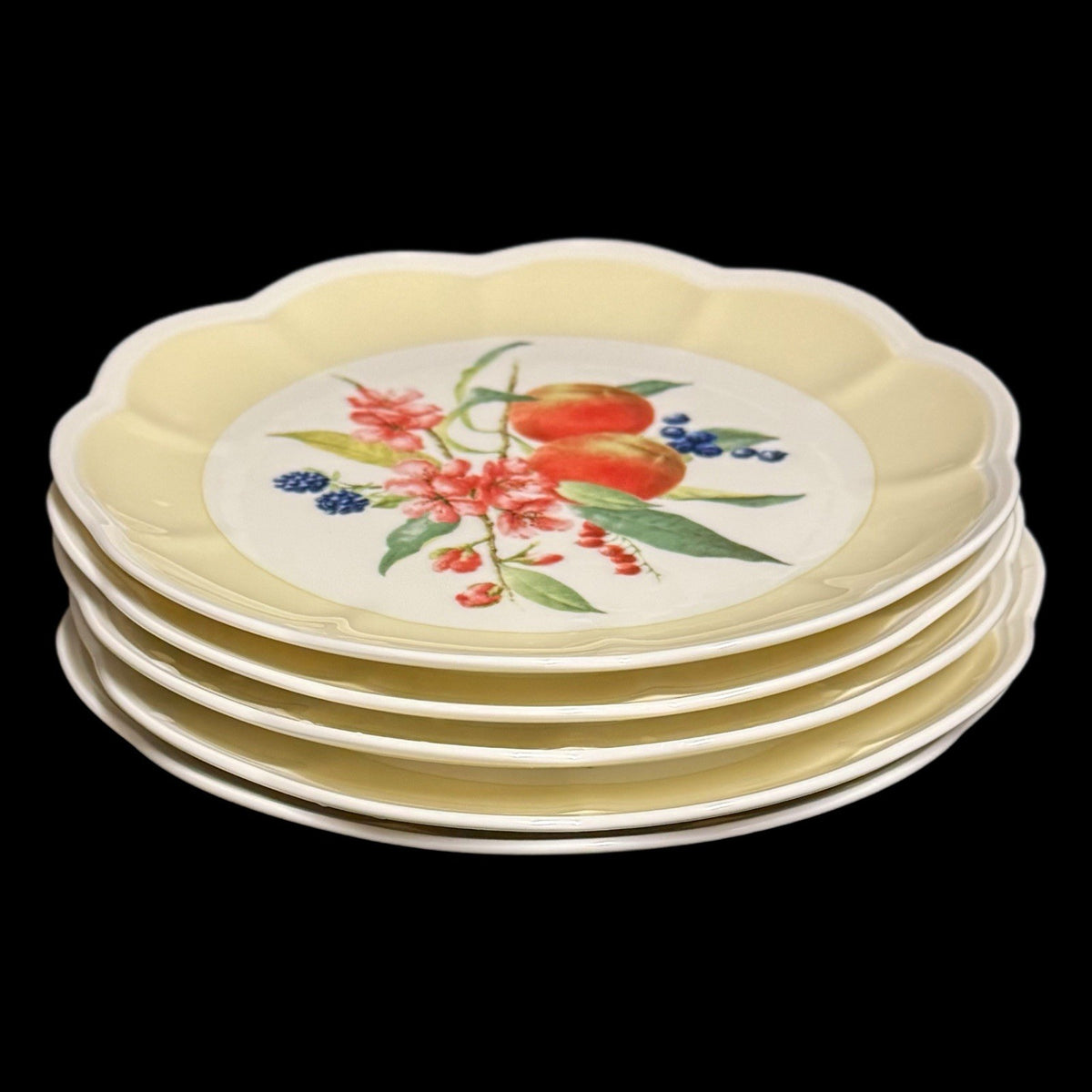 Lenox Orchard In Bloom Peach Blossom 9” Luncheon Plates Set of 5 – McClung