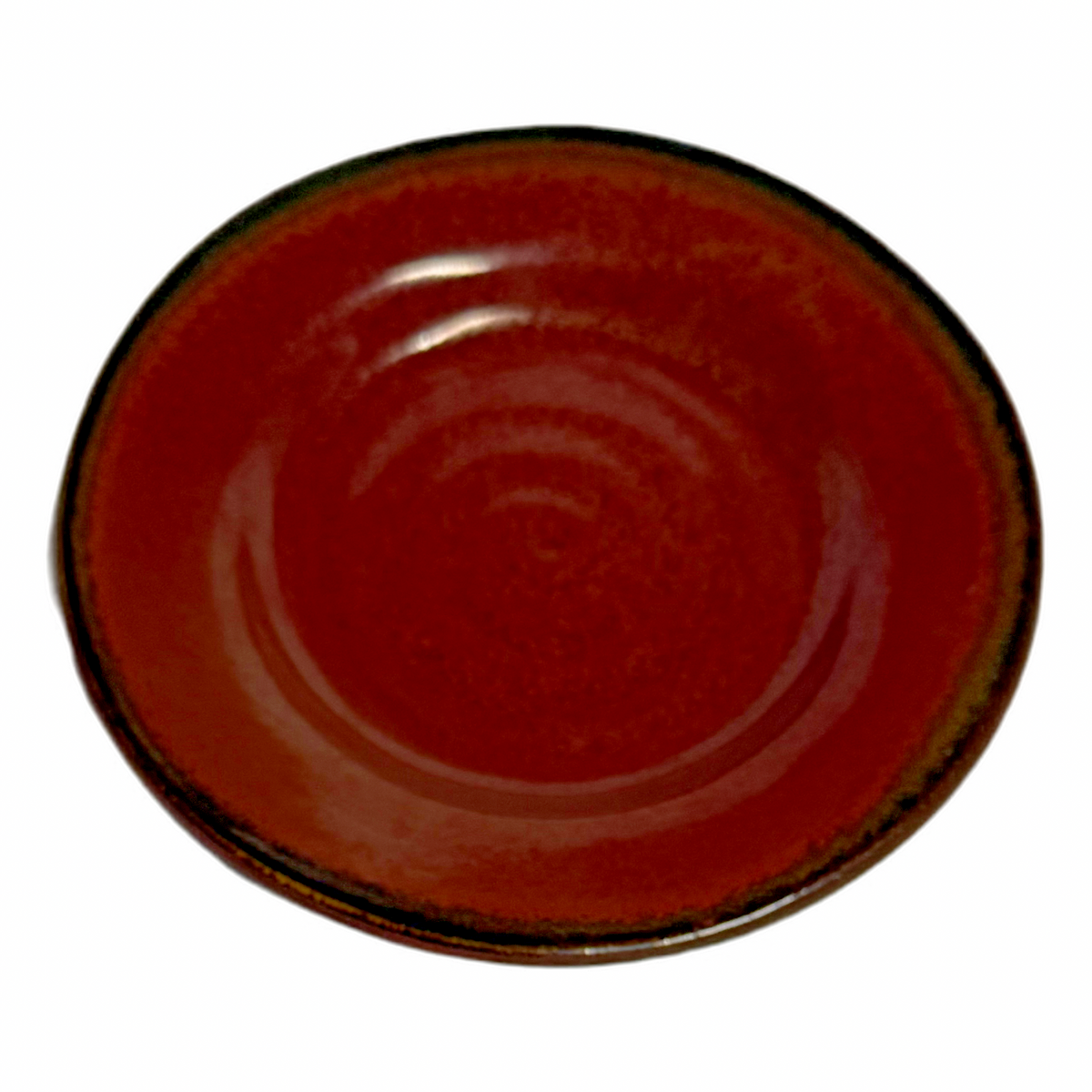 Set of 3 Gourmet Expressions Stoneage Cinnamon Salad Plates 8.1/8” Rustic Brown