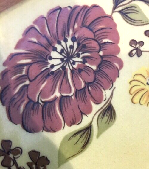 Taylor Smith & Taylor Indian Summer Platter 13” & Vegetable Bowl 10” USA Set