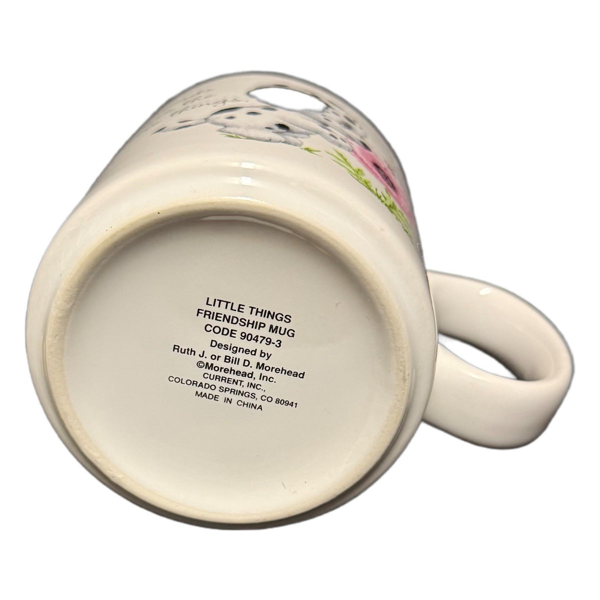 Friends Share The Little Things Puppy Mug 8 oz by Bill & Judy Morehead-Cute Gift