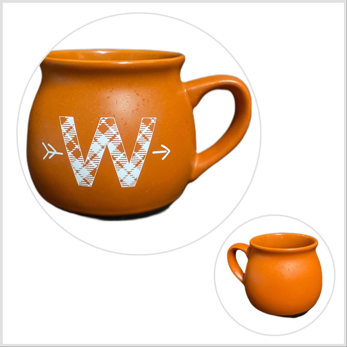 Threshold Mug Monogram Initial W Stoneware Coffee Tea Cup 16 oz.