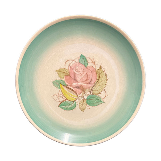 Antique A Susie Cooper Production Plate Crown Works Burslem England Rose