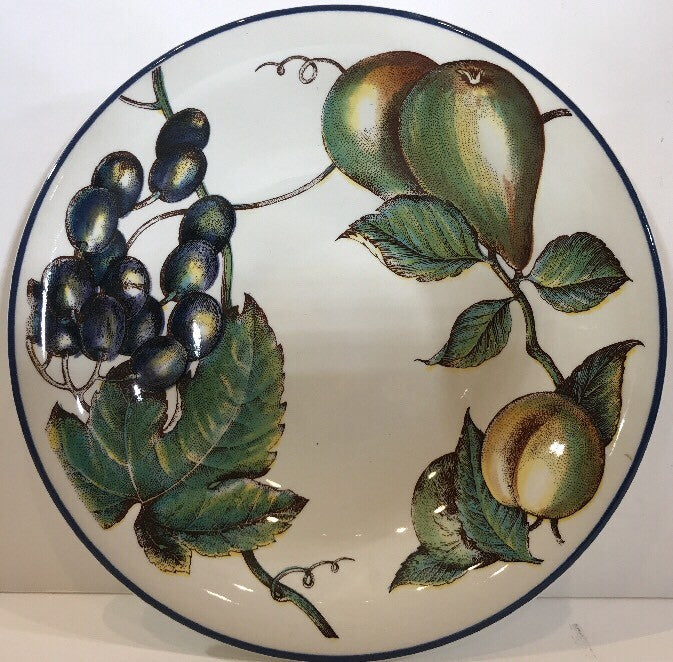 Pier 1 Imports Macintosh 9" Round Vegetable Bowl Eathenware-England
