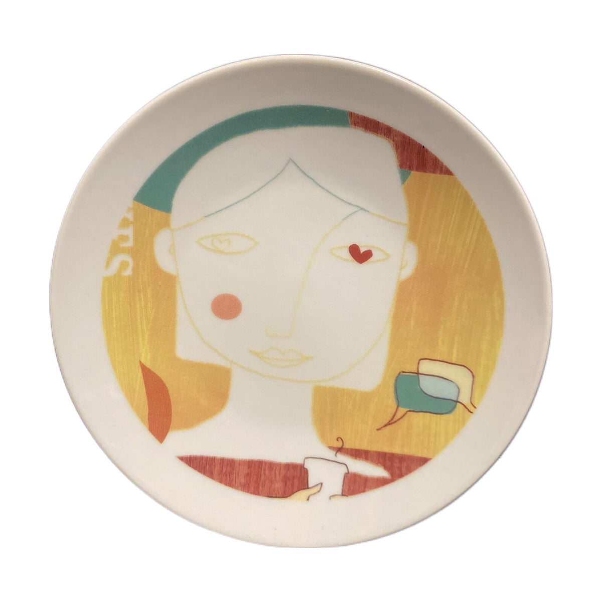 Starbucks Set of 6 Collectable Dessert Plates Leadership Conference 2005- 6"D