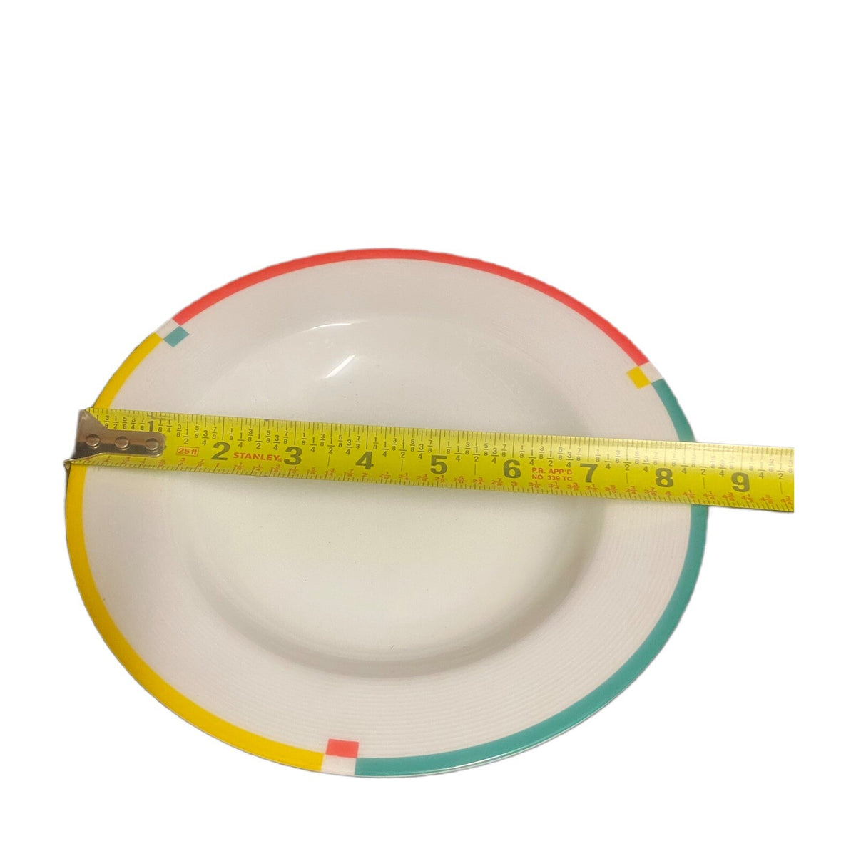 Mikasa COLOR CHART 7 Rim Soup Bowls Fine China #L5547 Pasta Dish Japan Porcelain