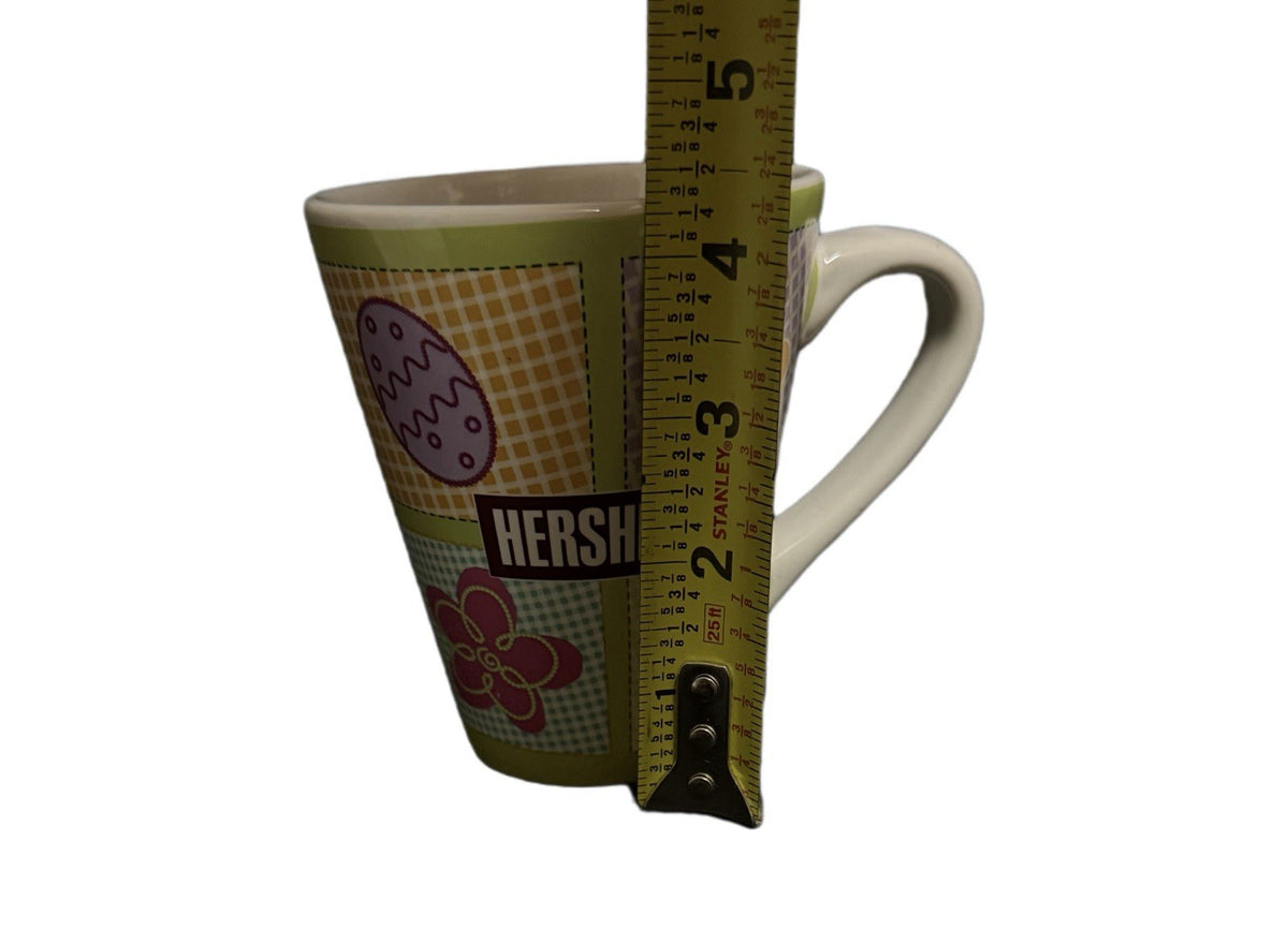 Hershey’s Easter Spring Coffee Mug Flowers Eggs Candy Theme Colorful 10 oz
