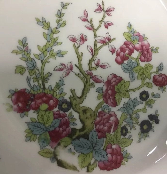 Vntg MZ ALTROHLAU CMR 6 Dinner Plates Czechoslovakia Porcelain Floral Gold Trim