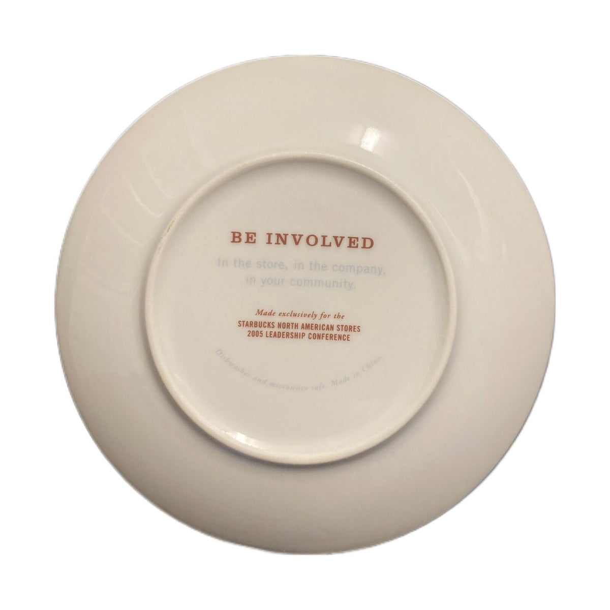 Starbucks Set of 6 Collectable Dessert Plates Leadership Conference 2005- 6"D