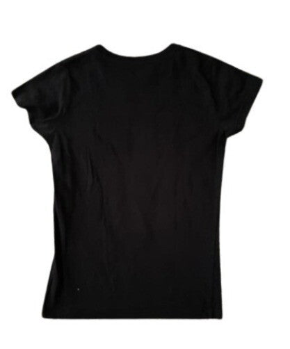 T-Shirt BEE EASY Gateway Arch Saint Louis Prints Black M. Crew Neck Black Top