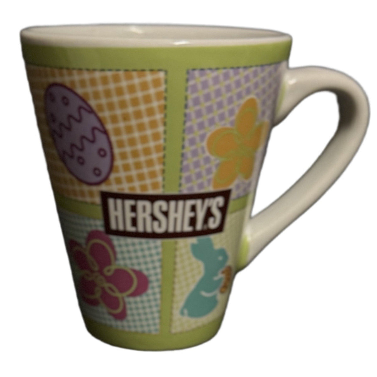 Hershey’s Easter Spring Coffee Mug Flowers Eggs Candy Theme Colorful 10 oz