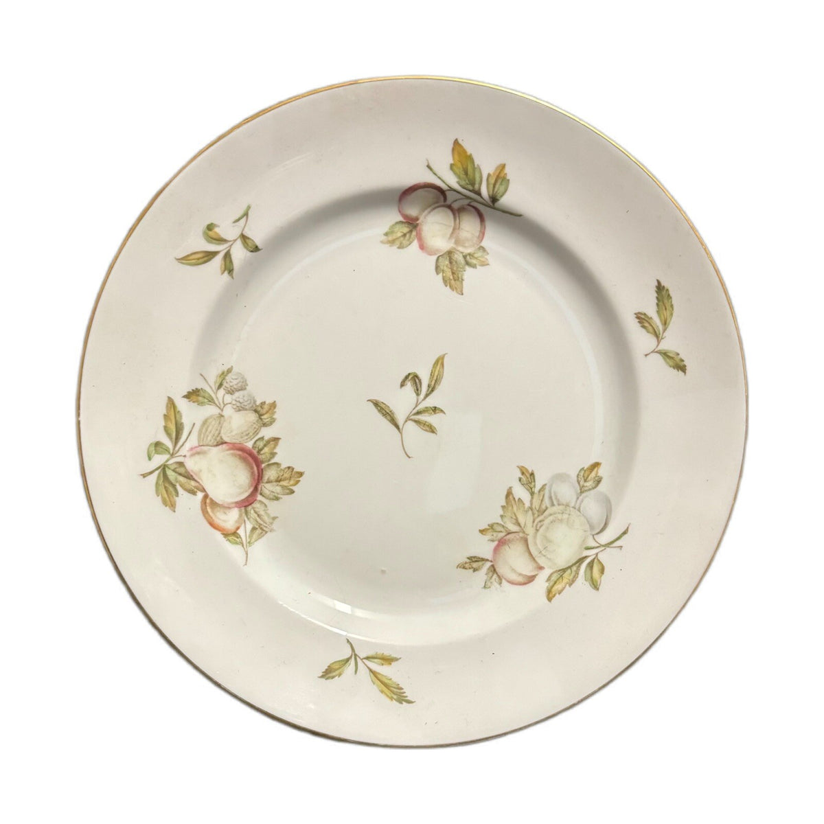 SPODE BLENHEIM 5-Salad Plates Fruit Gold Trim Dessert Appetizer Bone China