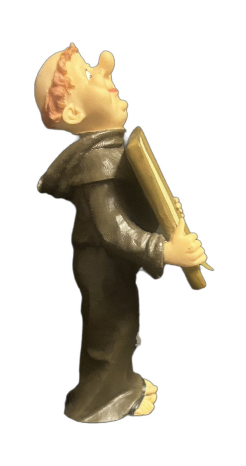 Resin Monk Sticky Note Memo Statue Holder Office Desk Kitchen Home Table Accent