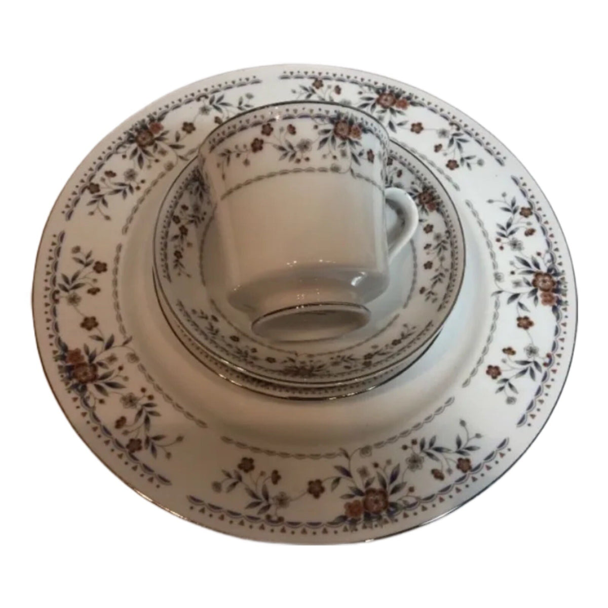 Claremont Japan WADE SONE 16 Piece China Porcelain 4 Piece Place Setting for 4