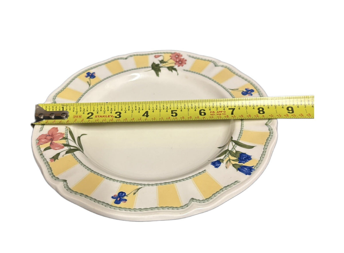 Noritake SUMMER ESTATE 5-Salad Plates 9212 Dessert Appetizer Ireland Dinnerware