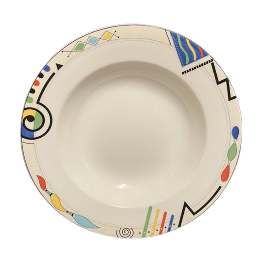 Mikasa HEADLINE 4 Rim Soup Bowls Ultimata + Super Strong Fine China HK 232