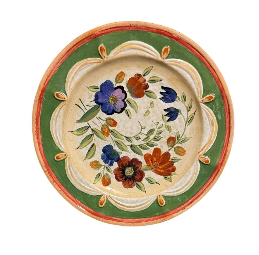 Certified International Pamela Gladding Wildflowers 11.5" Plates Set 2