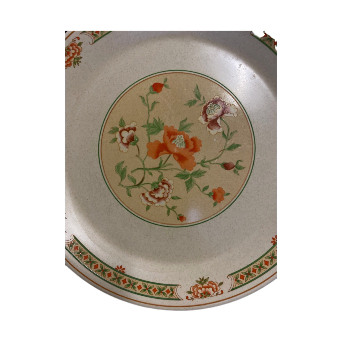 Lenox Coral Blossoms Set Of 5-Dinner Plates Temper Ware Freezer to Oven to Table