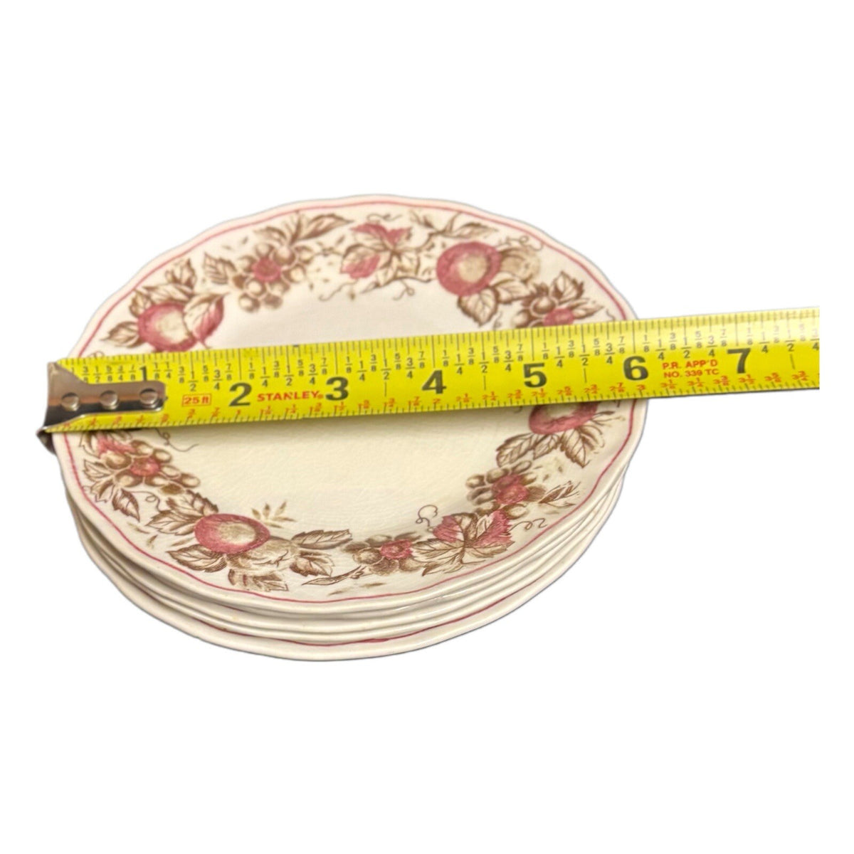 Double Phoenix INDIAN SUMMER 5-Bread And Butter Plates Iron Stone Dessert Dish