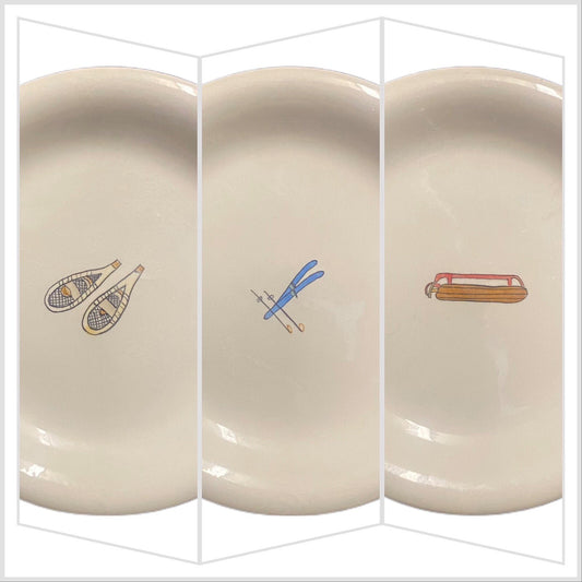 HAUSENWARE Inc. 6 Appetizer Bread And Butter Dessert Plates 2002 Ceramic