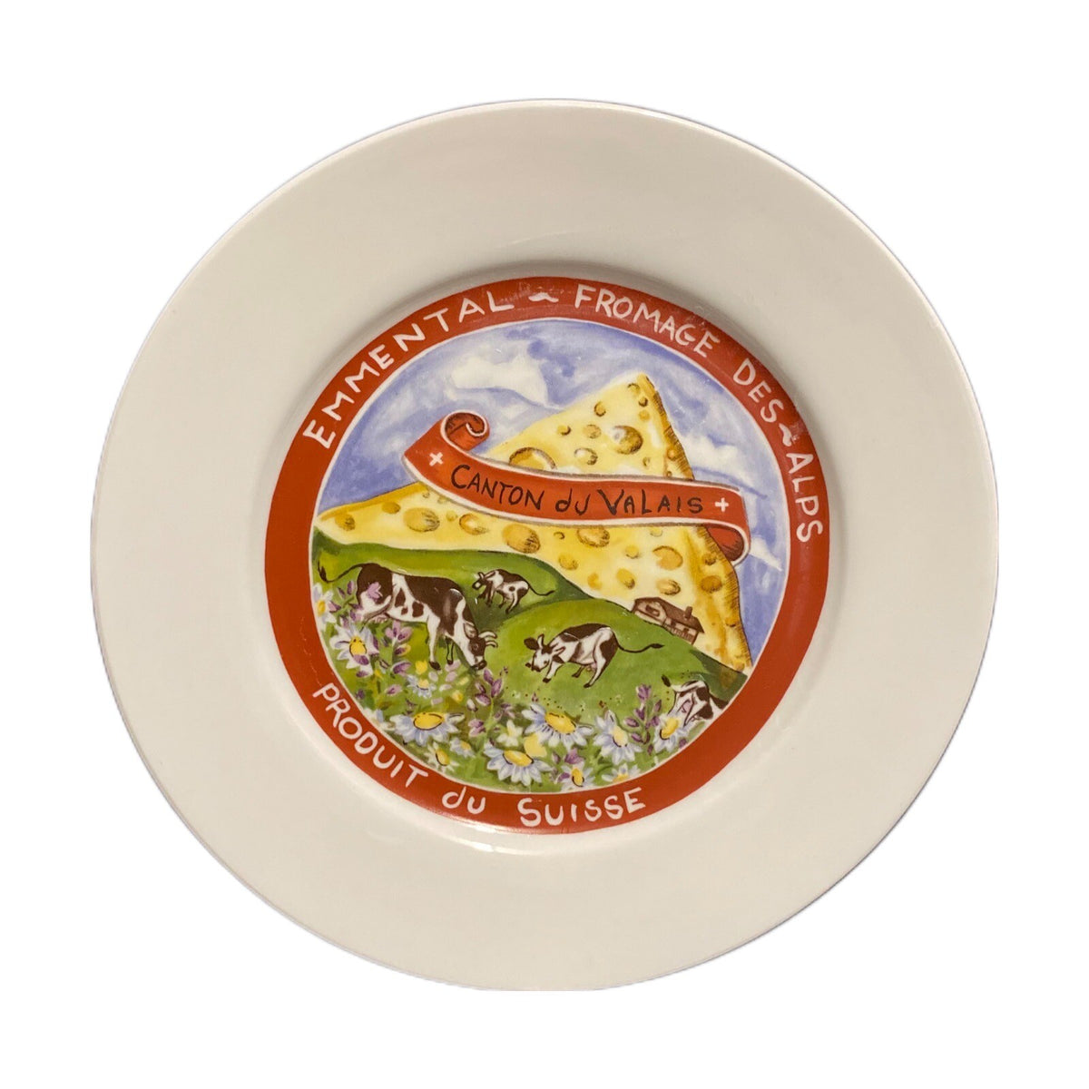 Restoration Hardware 4-Cheese Plates Fromage Salad Dessert Dish