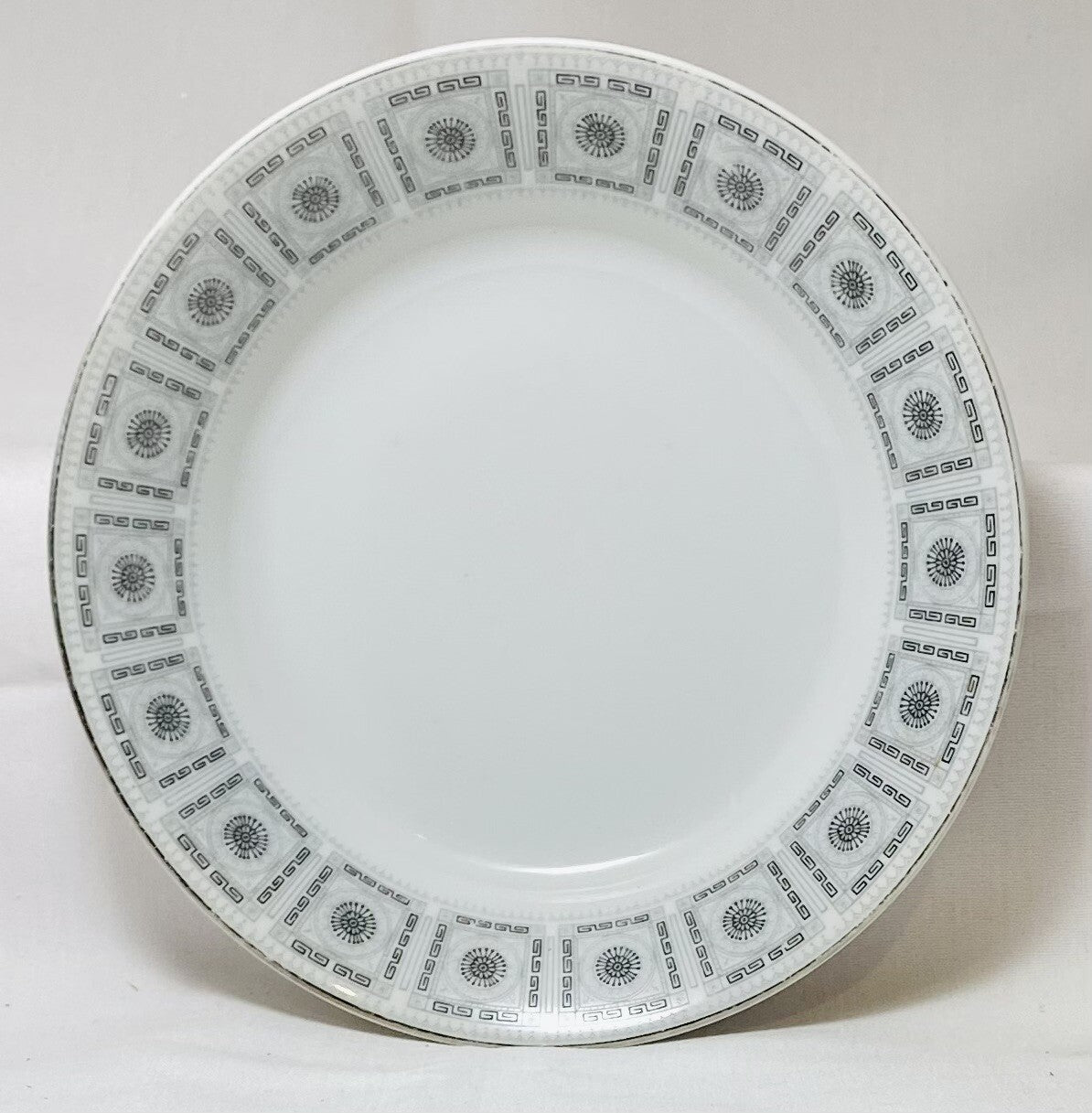 Vintage & Rare Norleans "APOLLO" Fine China Geometric Design Rim Soup