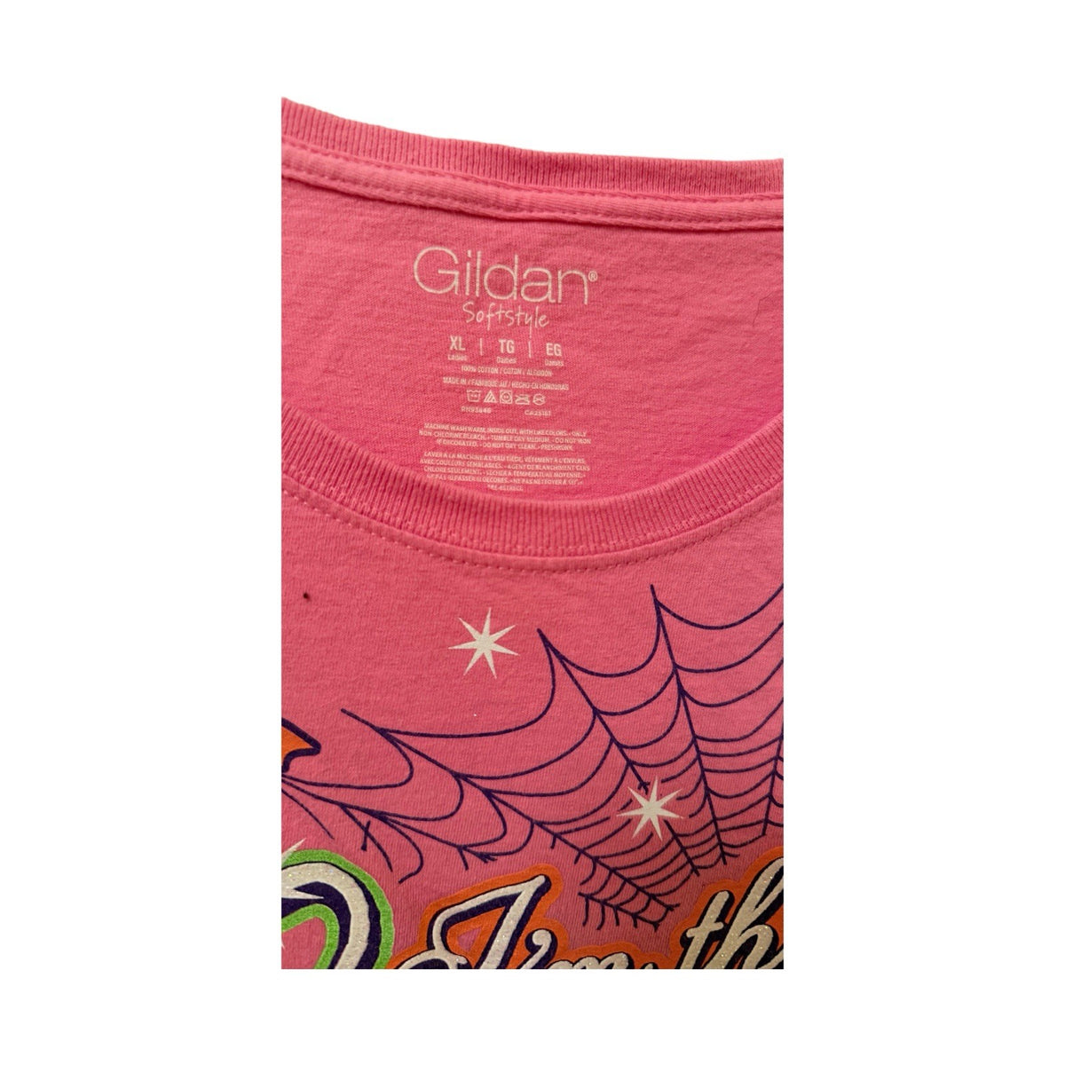 Gildan Softstyle XL Pink Tee I’m the Grand Mummy Halloween Funny Shirt