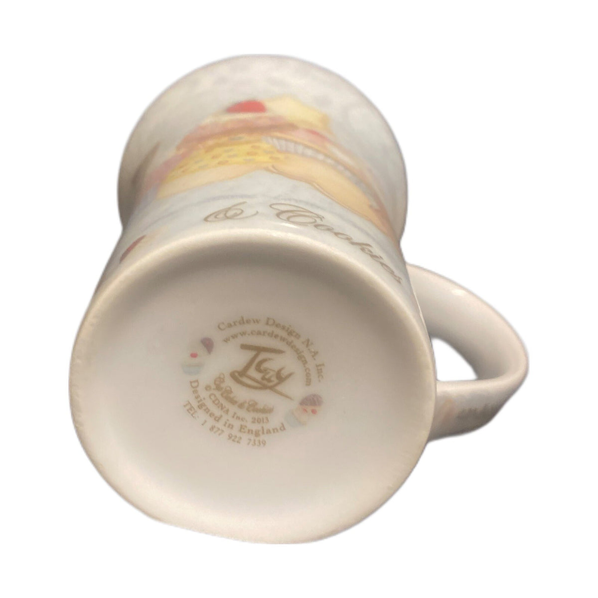 Cardew Designs Mug CUPCAKES & COOKIES TGUY Sweet Tooth Sprinkles Tea Coffee Cup