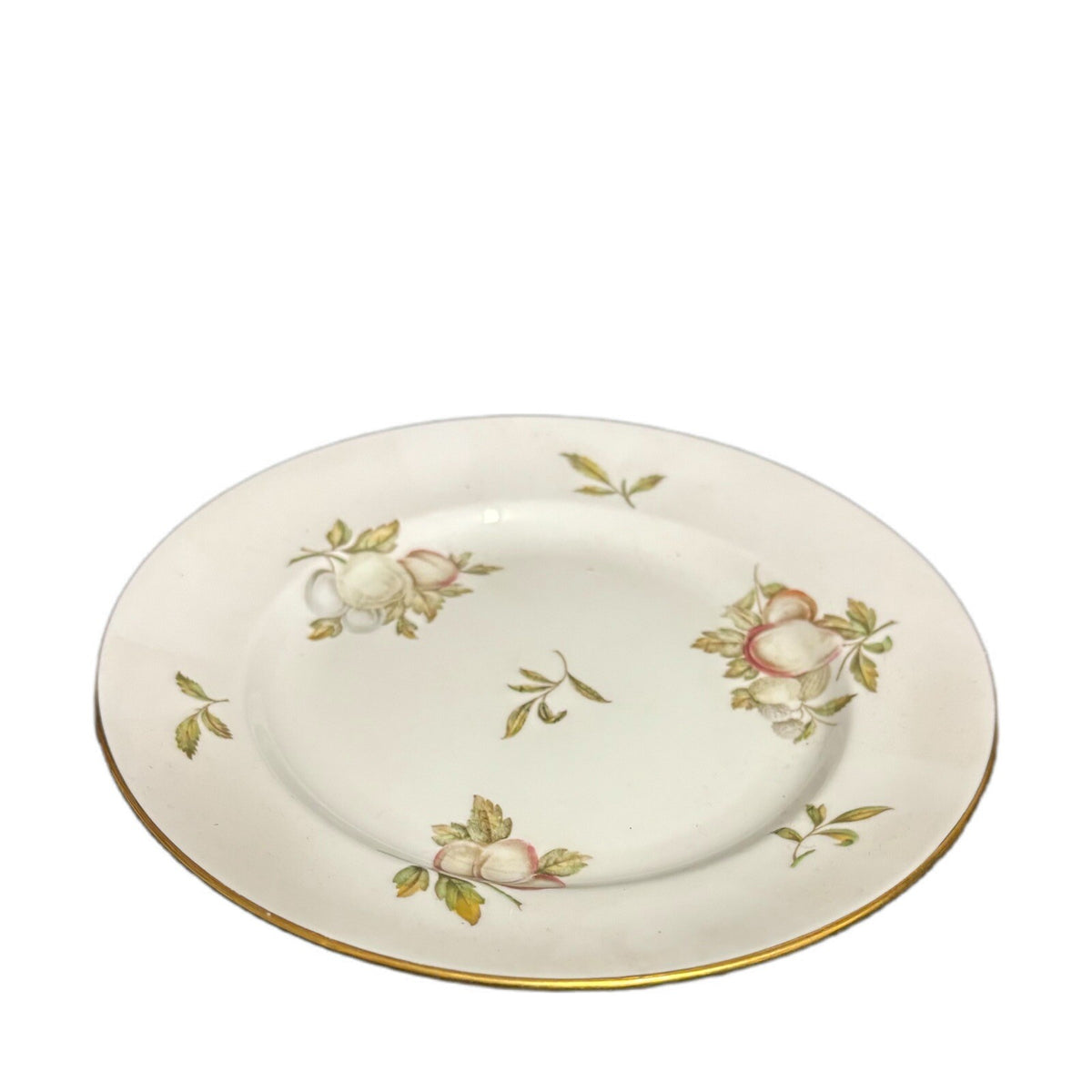 SPODE BLENHEIM 5-Salad Plates Fruit Gold Trim Dessert Appetizer Bone China