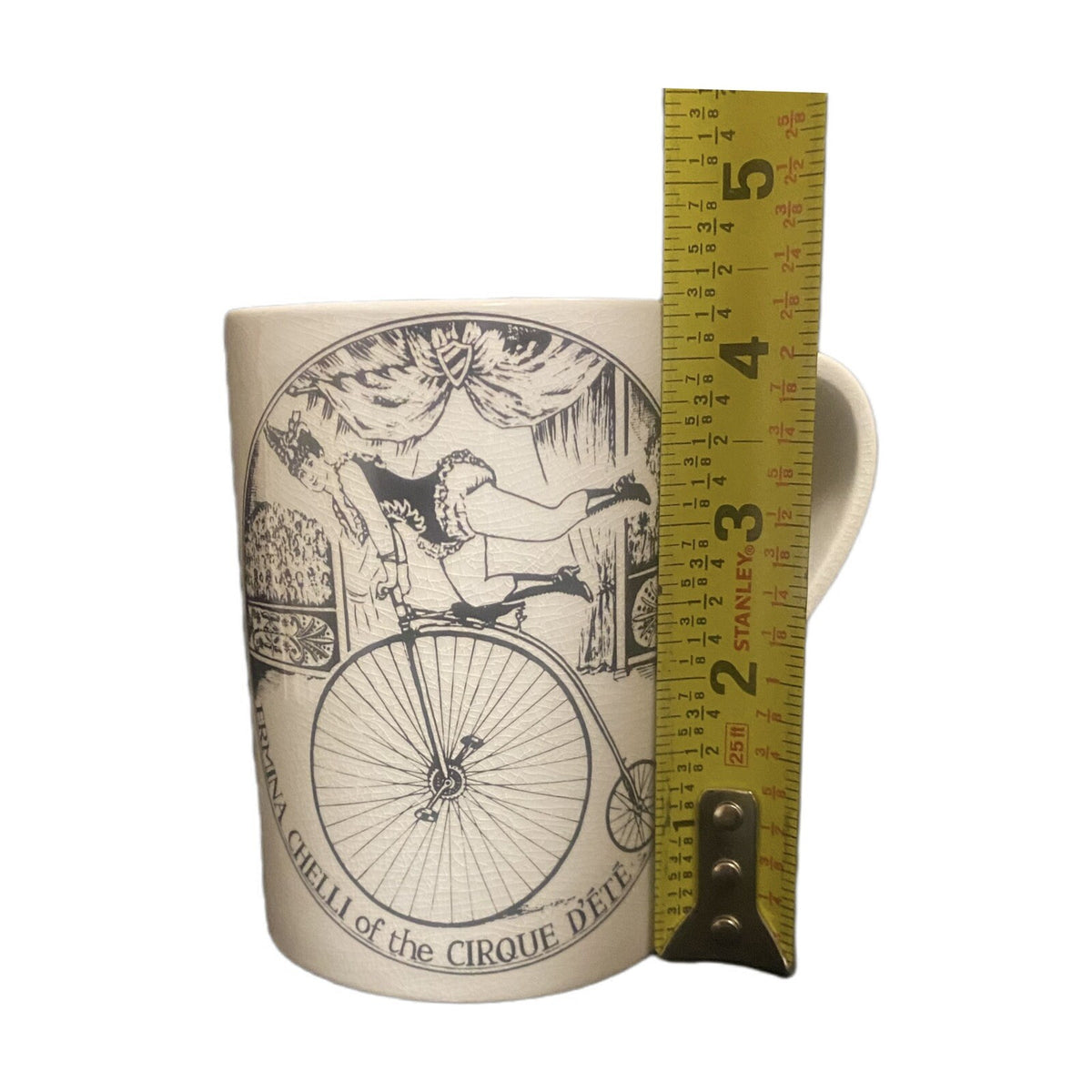 Portmeirion Pottery Mug Velocipedes Stoke-on-Trent Coffee Tea Cup England
