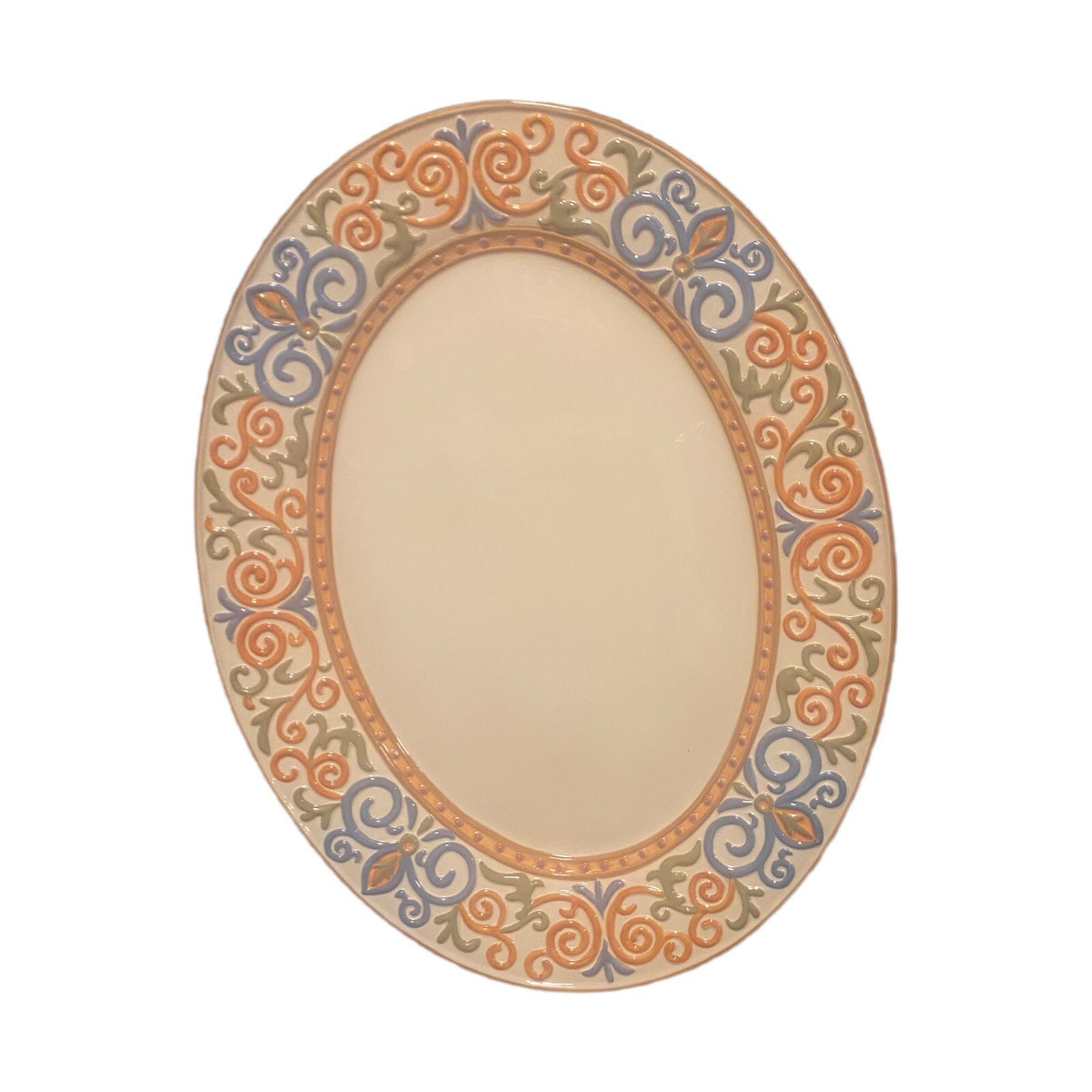 Chris Madden KIRAH Oval Serving Platter JCPenney HOME Stoneware