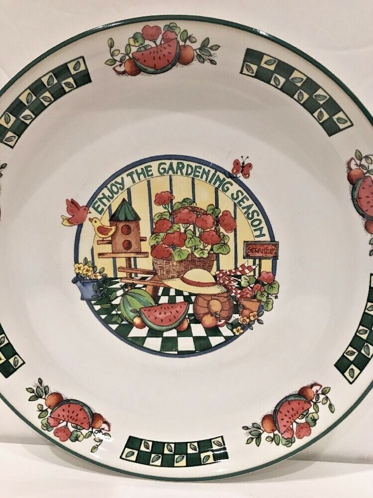 International Tableworks GARDENING SEASON Stoneware Dinnerware Collection