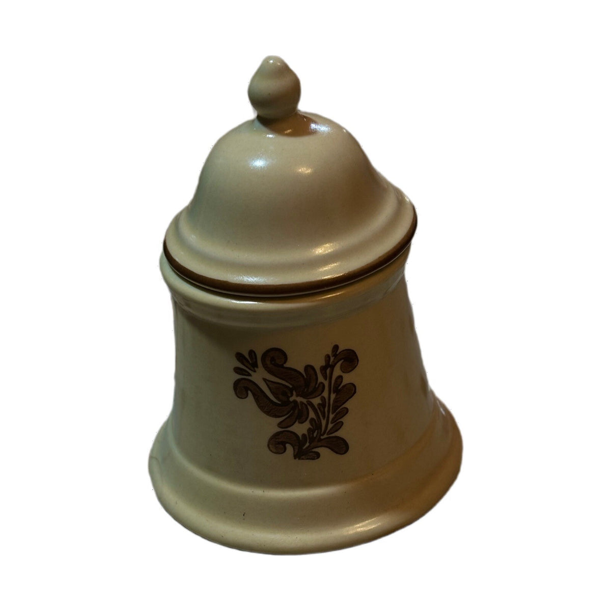 Pfaltzgraff VILLAGE Sugar Bowl & Lid Vintage Ceramic Canister Pat. #6-22