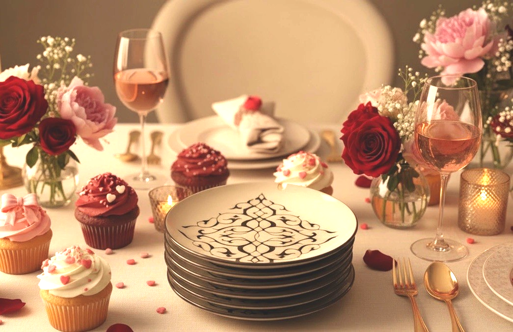 Set of 7 Mikasa Gourmet Basics Granada 6 1/8” D Dessert Appetizer Plates Brown