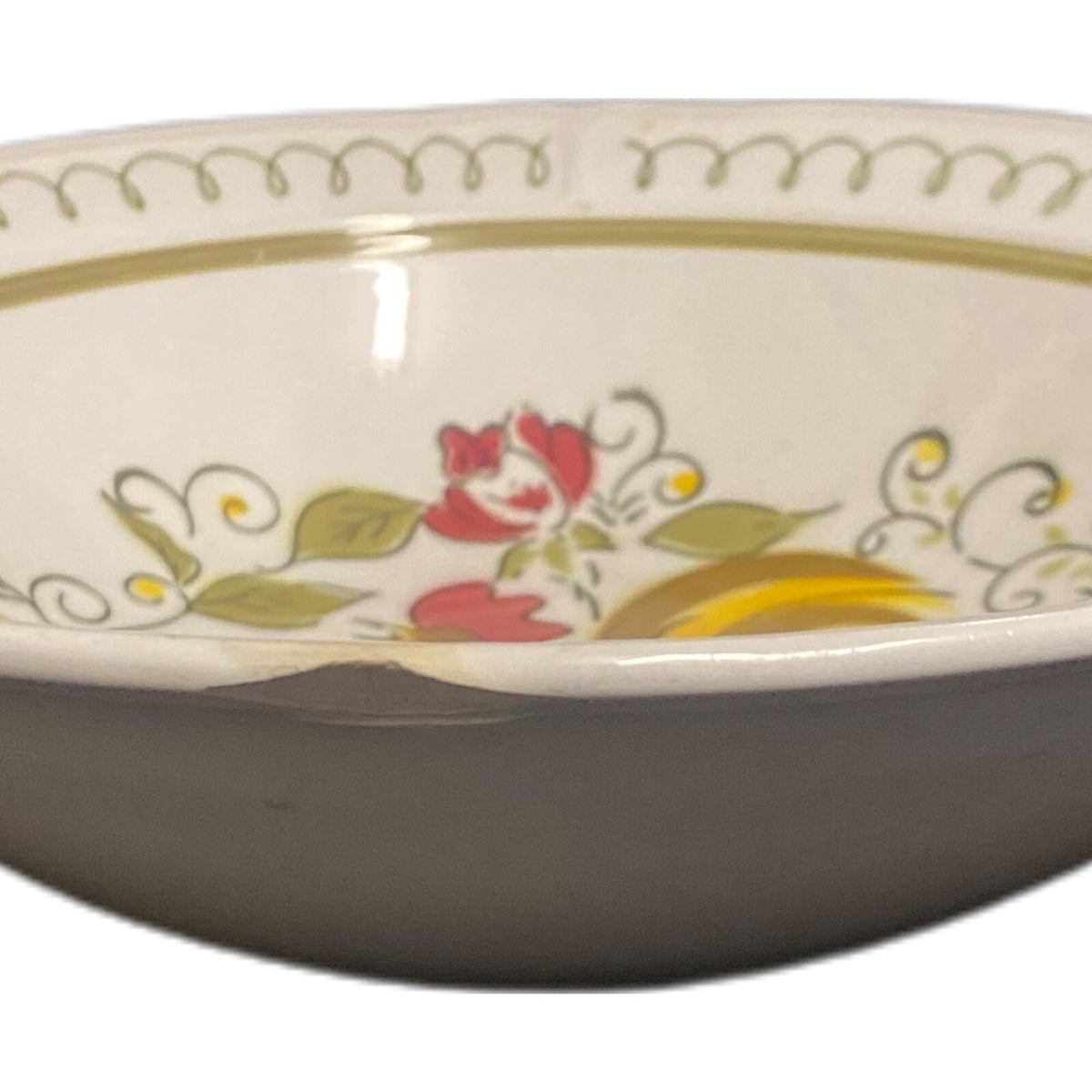 Vintage Mikasa HERITAGE Serving Bowl Terra Stone 7125- Japan 9 1/8" D Oven Proof