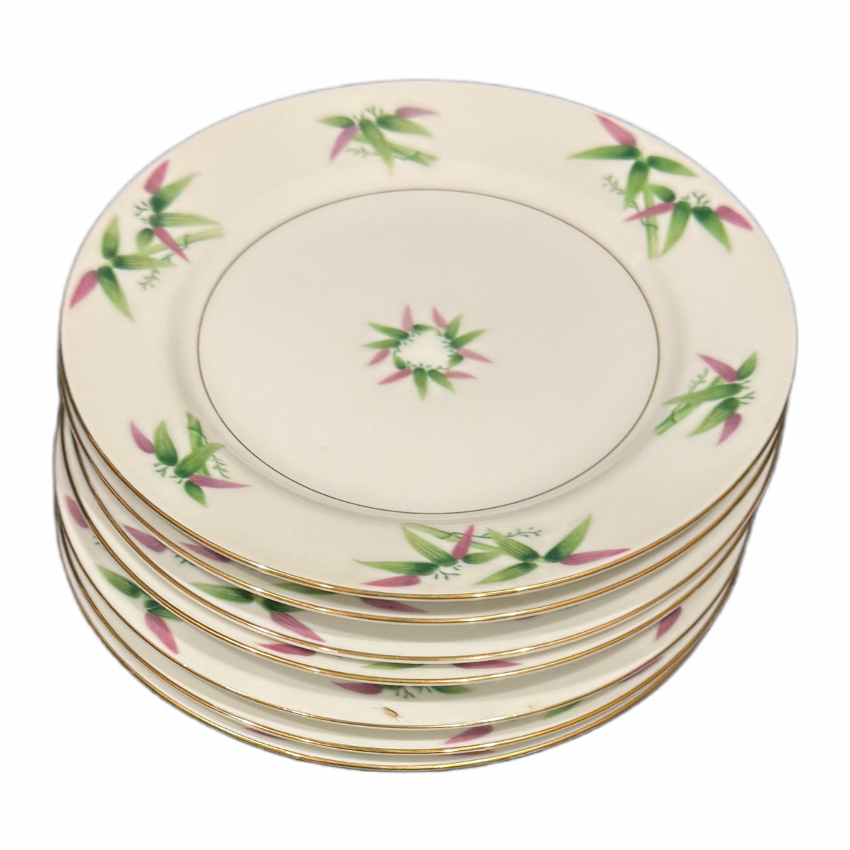 Vintage Harmony House Mandarin 7 Dinner Plates 10 3/8” Japan Fine China