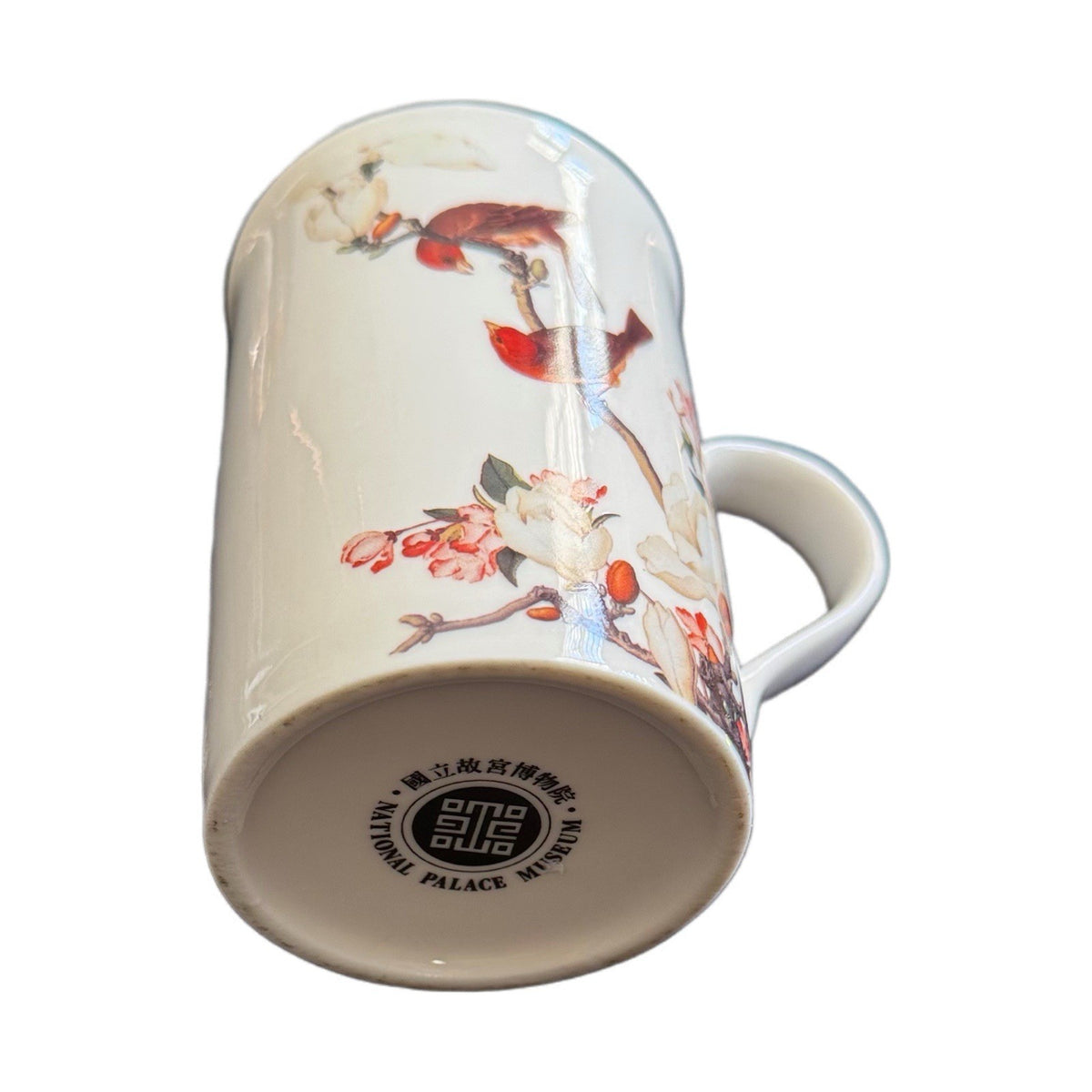 Finch Magnolia Porcelain Mug Chinese Art Taiwan National Palace Museum Tea Cup