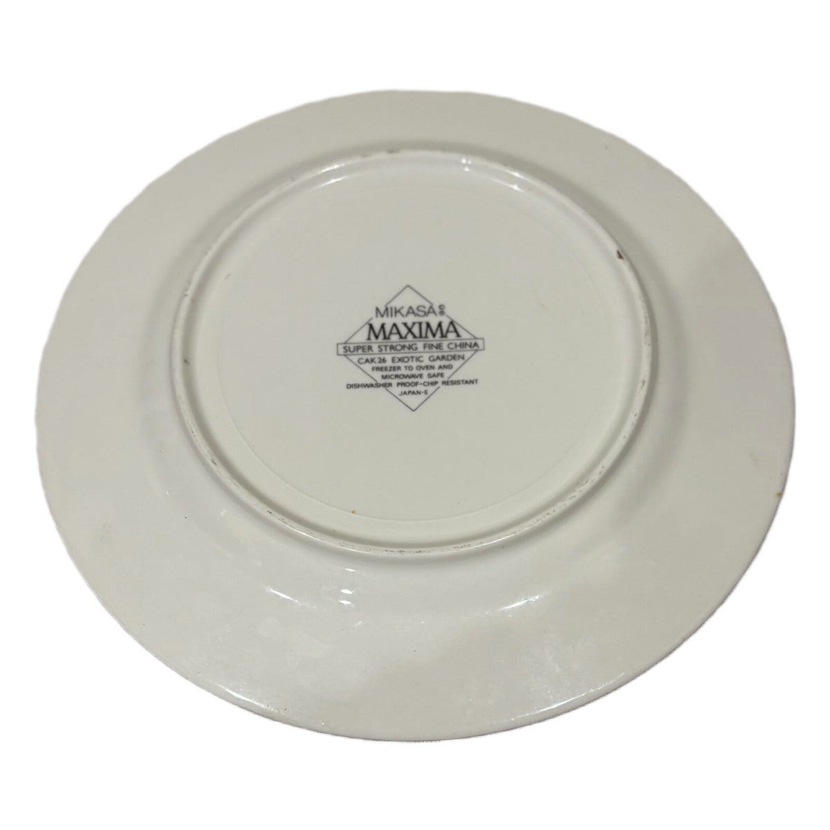 Mikasa Maxima EXOTIC GARDEN 9-Bread & Butter Plates Ceramic Appetizer Dessert