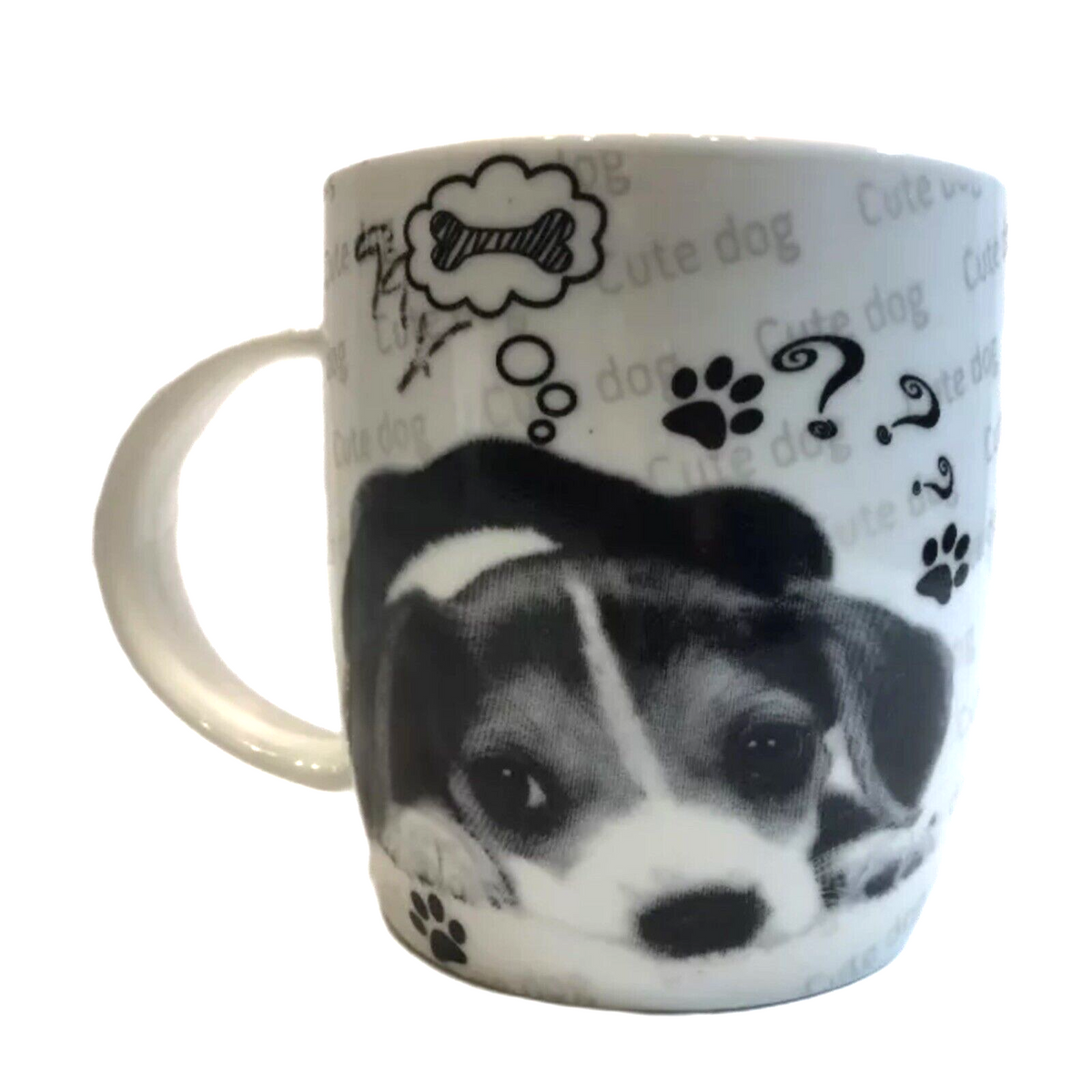 ECO DECO Mug Puppy New Bone China Coffee Tea Cup Dog Bone Dreaming New York