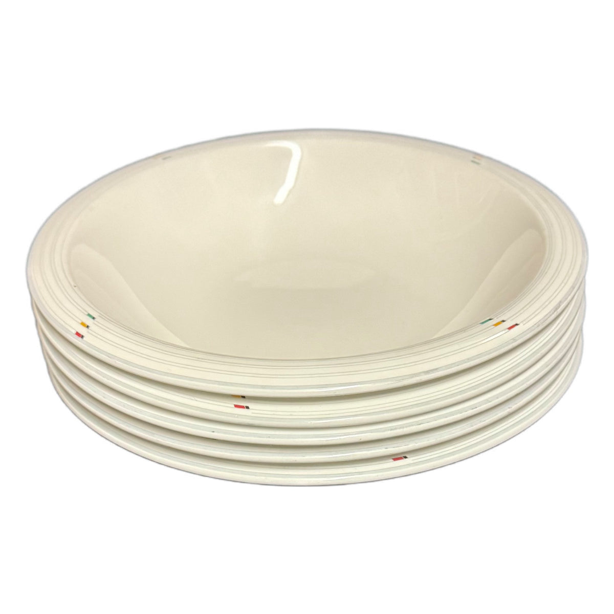 Mikasa DYNAMICS 5-Soup/Pasta Bowls Maxima CaL04 Fine China Japan Freezer To Oven