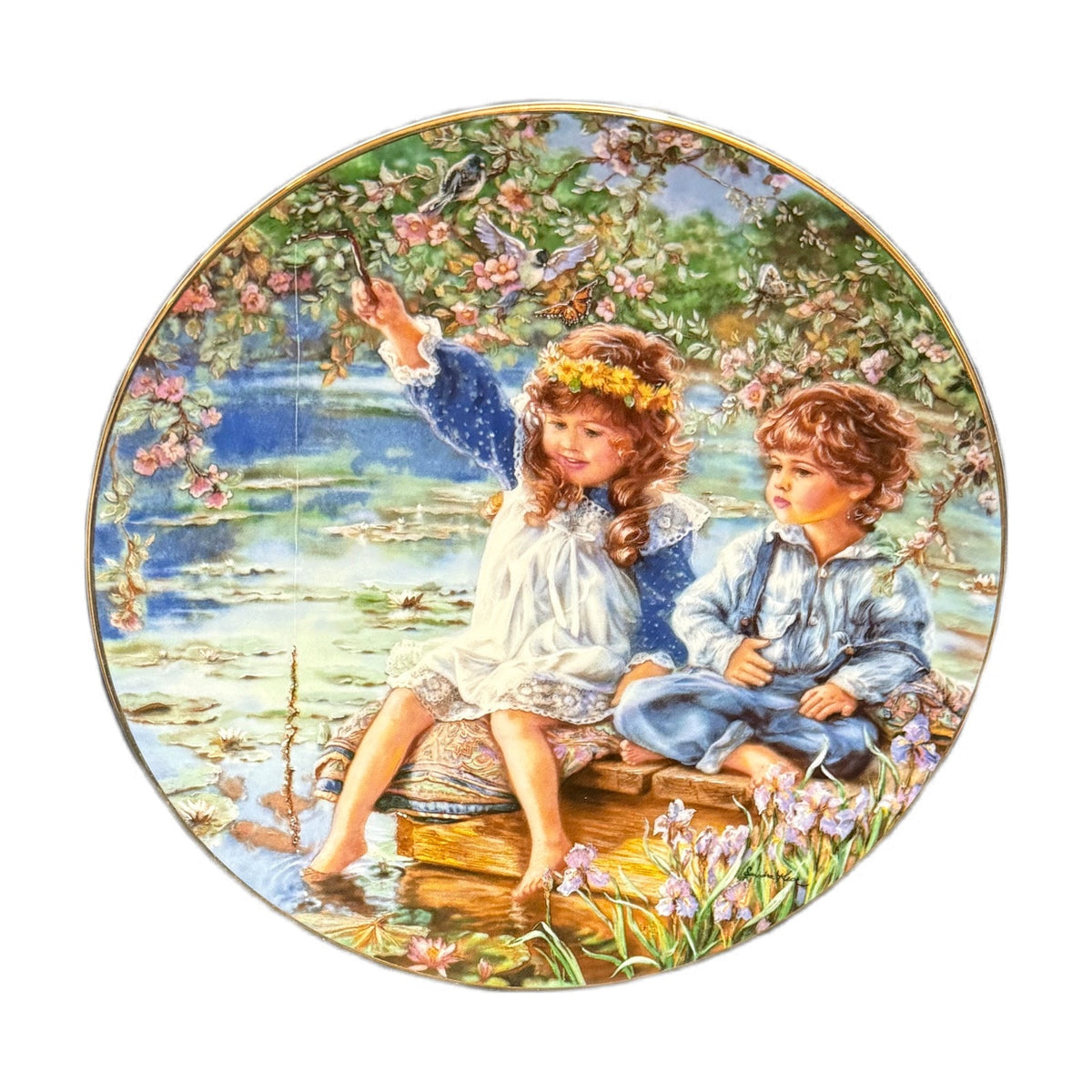 SANDRA KURK Plate PATIENCE Reco Collector Plate Number 928 Reco 1991