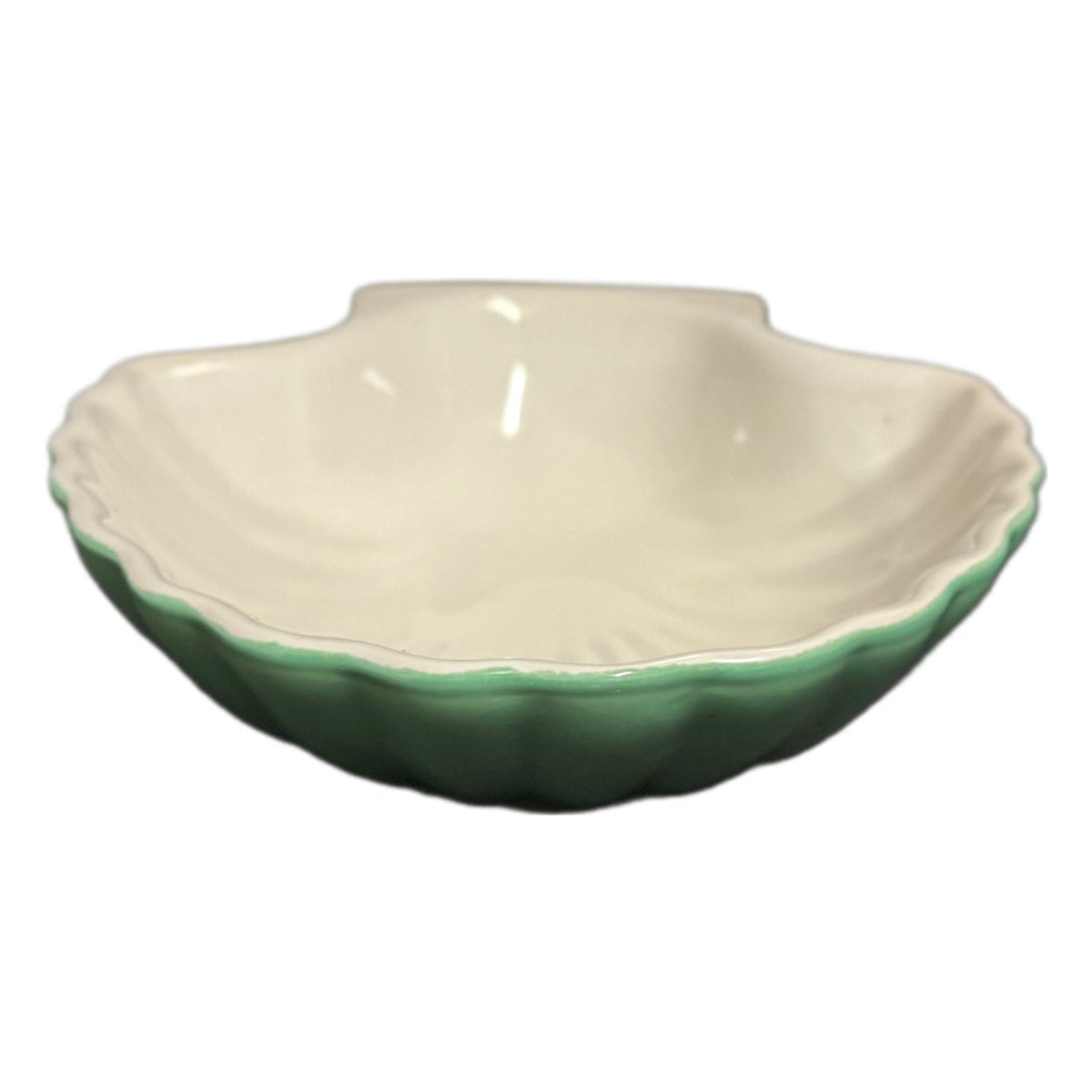 Garden Ridge Pottery Shell Bowls Set of 6 Multicolor Ceramic Snack Dishes