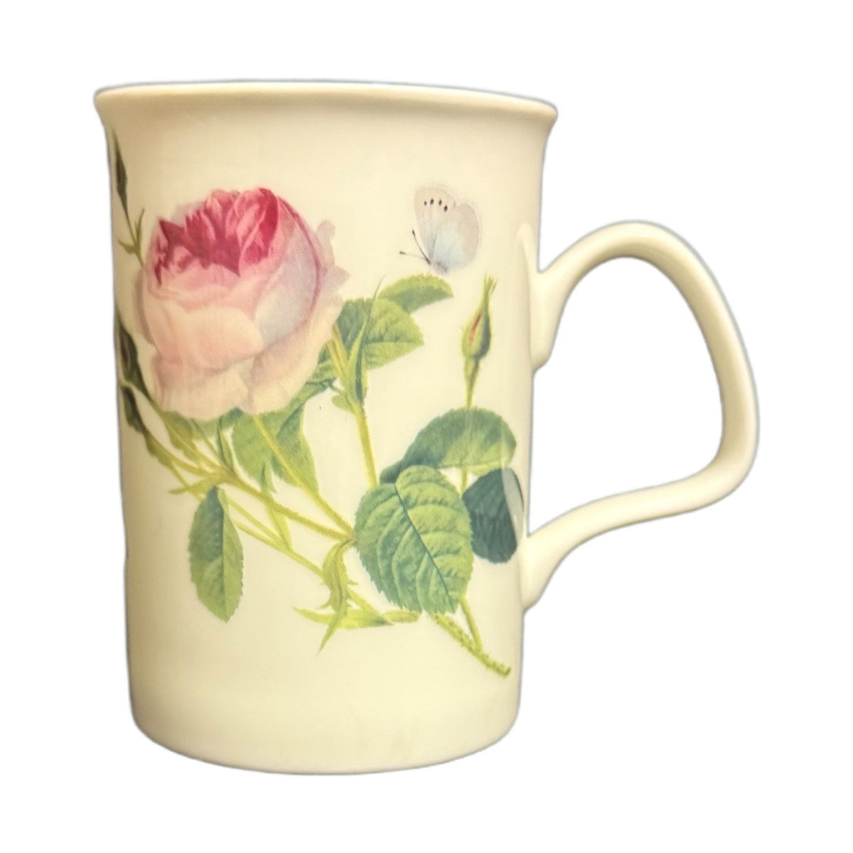 Roy Kirkham Mug PALACE GARDEN Fine Bone China England 2015 Roses Butterflies Cup
