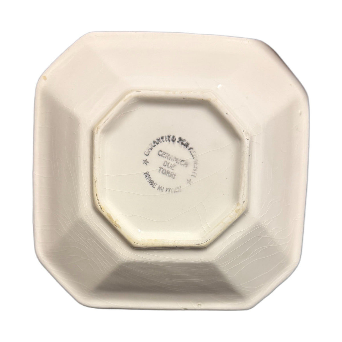 Italy Ceramica DUE TORRI 3-Pasta Bowls Garantito Per Alimenti Deep Salad Plates