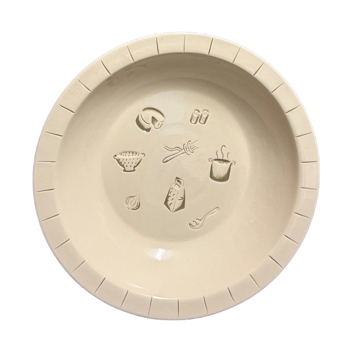 Pottery Barn PASTA PREP 1-Serving Bowl 4-Icon Bowls Ceramic Dishes