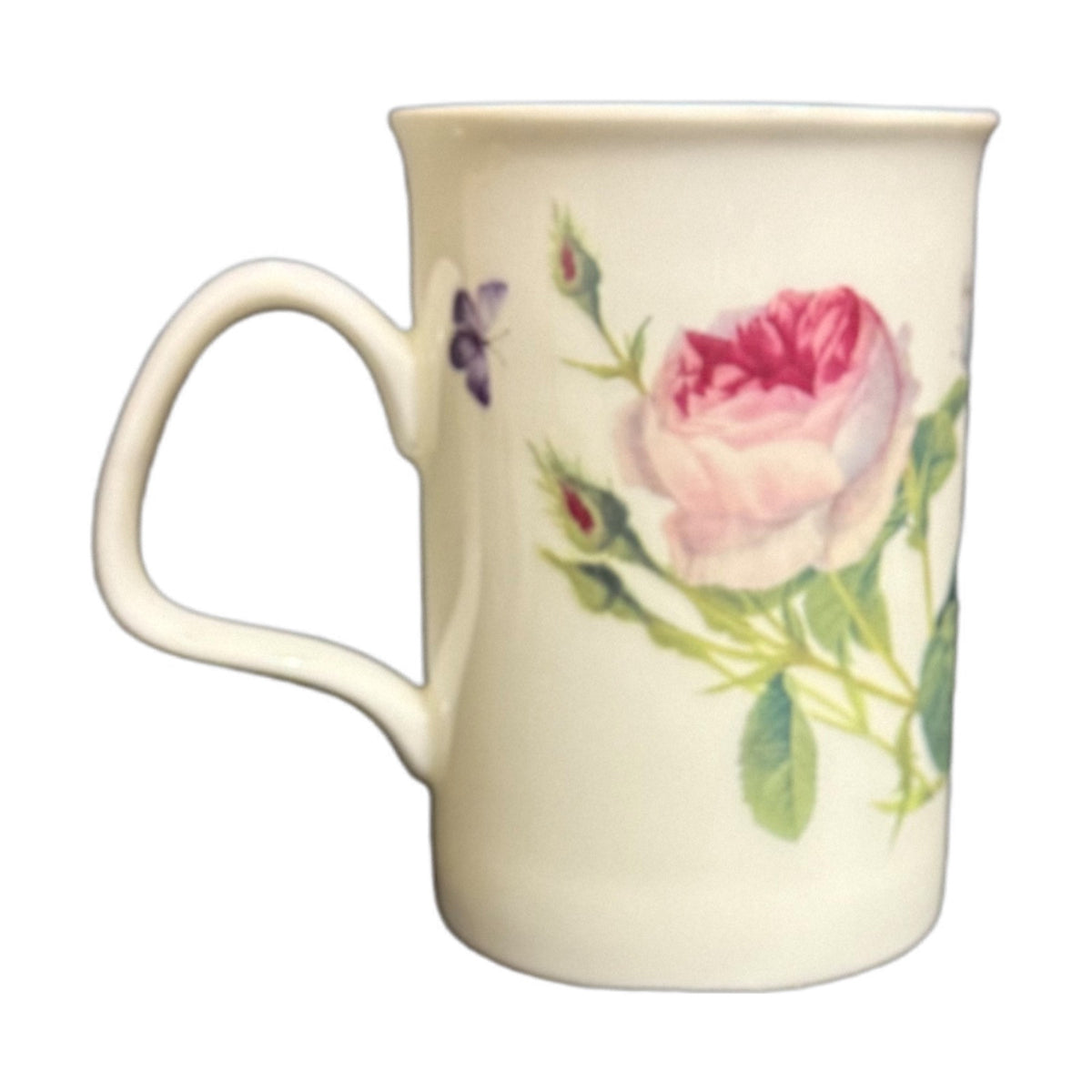 Roy Kirkham Mug PALACE GARDEN Fine Bone China England 2015 Roses Butterflies Cup
