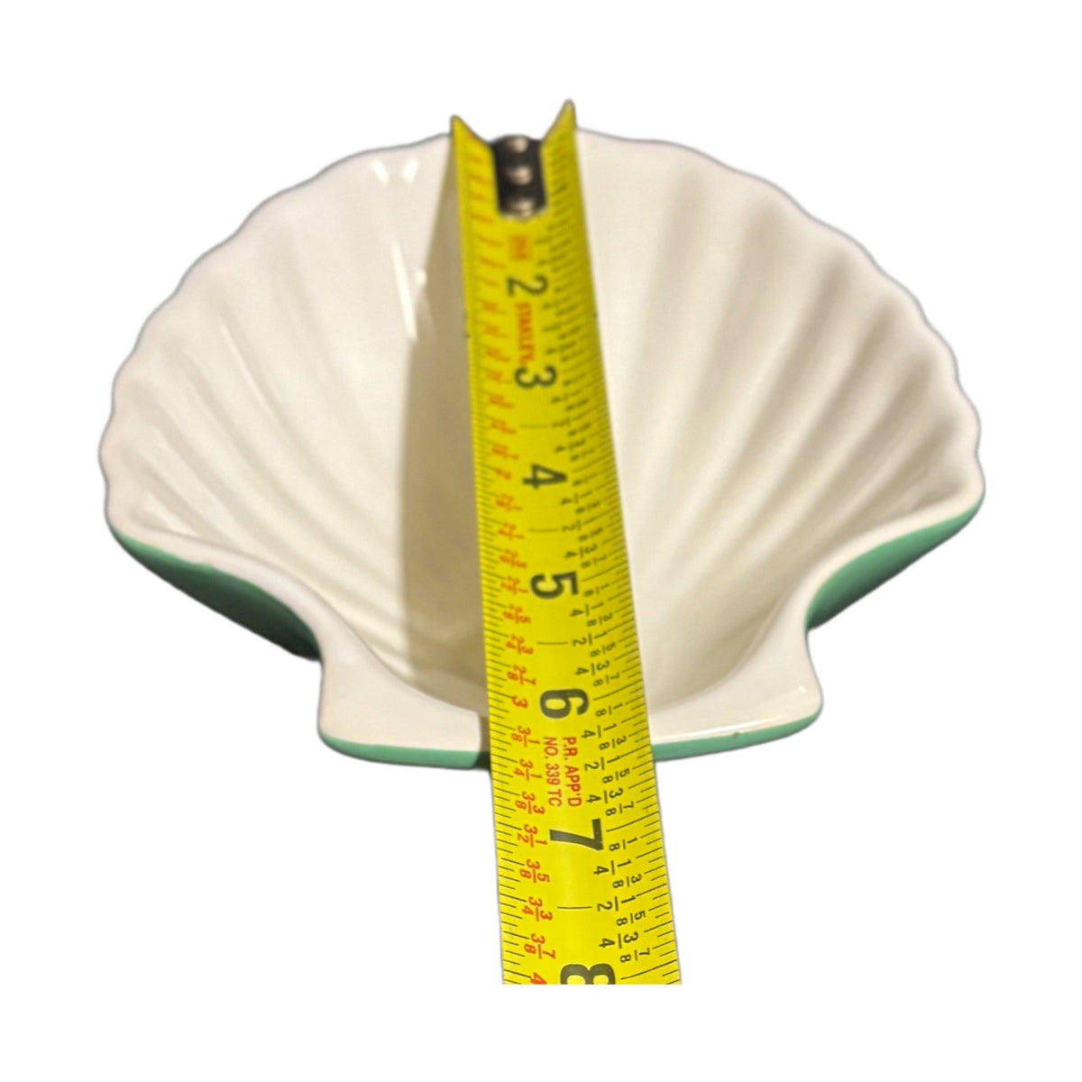 Garden Ridge Pottery Shell Bowls Set of 6 Multicolor Ceramic Snack Dishes