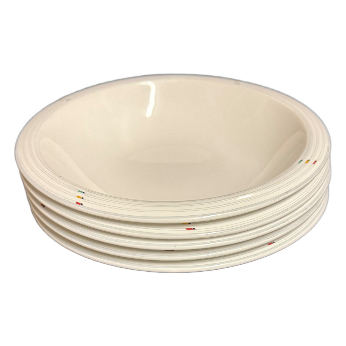 Mikasa DYNAMICS 5-Soup/Pasta Bowls Maxima CaL04 Fine China Japan Freezer To Oven