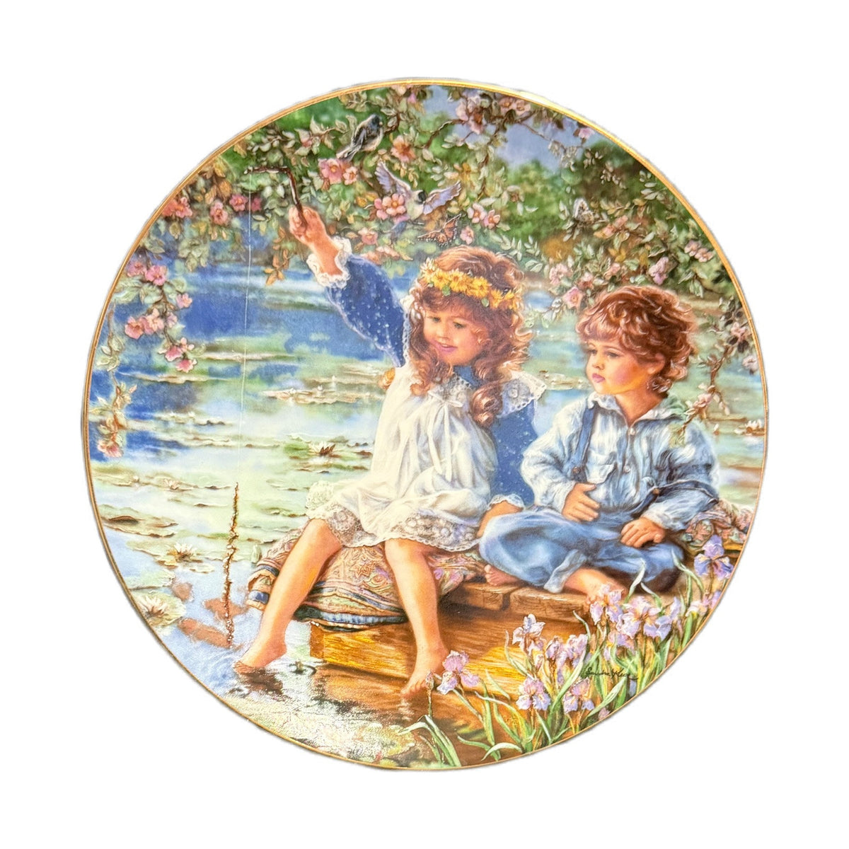 SANDRA KURK Plate PATIENCE Reco Collector Plate Number 928 Reco 1991