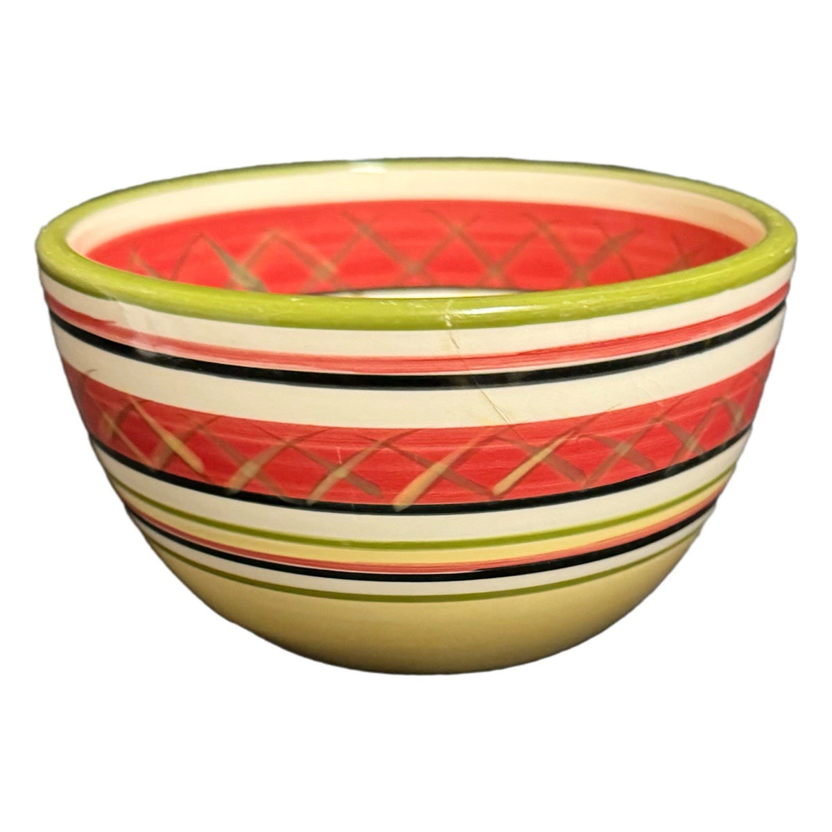HD Designs 4-Cereal Bowls RAFAEL Rooster Ceramic Hand Painted Soup Cups