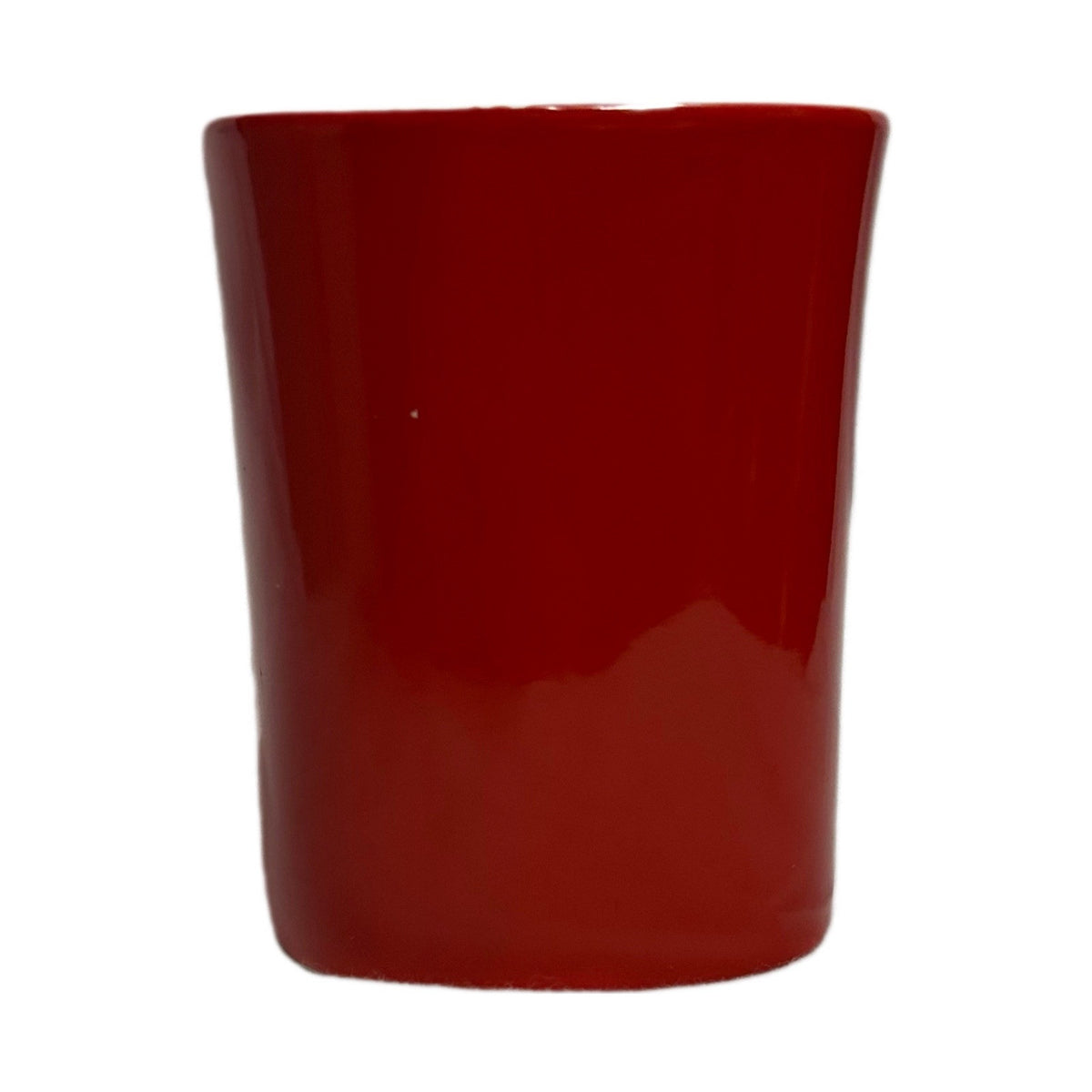 4-Nescafe Classic Red Mugs Square 8 oz White Interior Coffee Tea Ceramic Cups